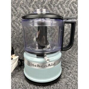 KitchenAid KFC3516MF 3.5 Cup Bowl, 2 Speed Corded Food Chopper, Matte Fog Blue